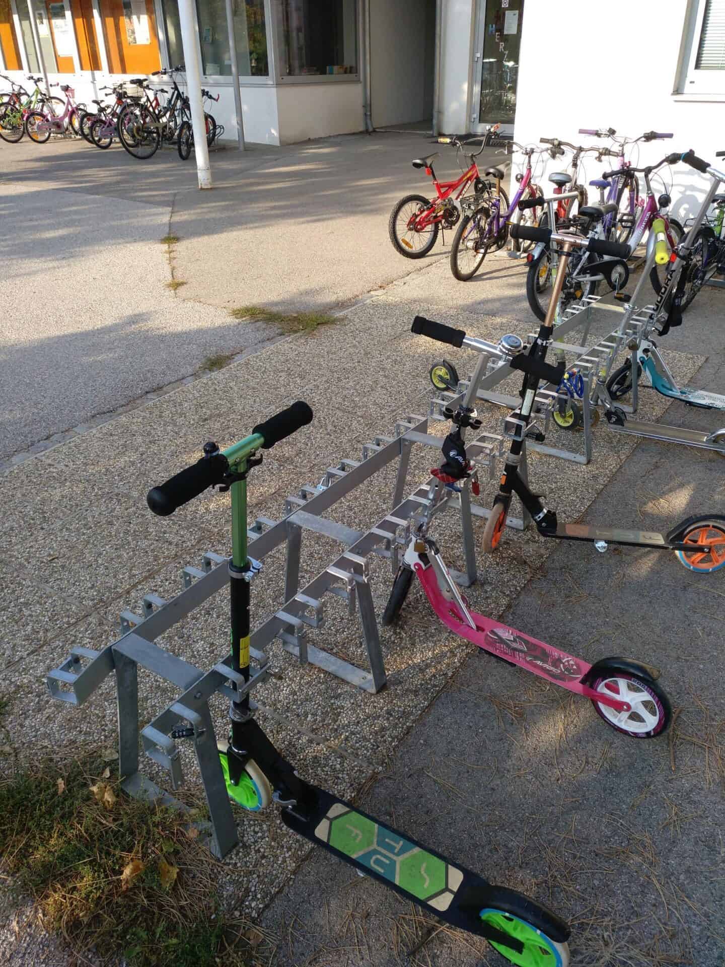Rollerabstellanalage ohne Schloss