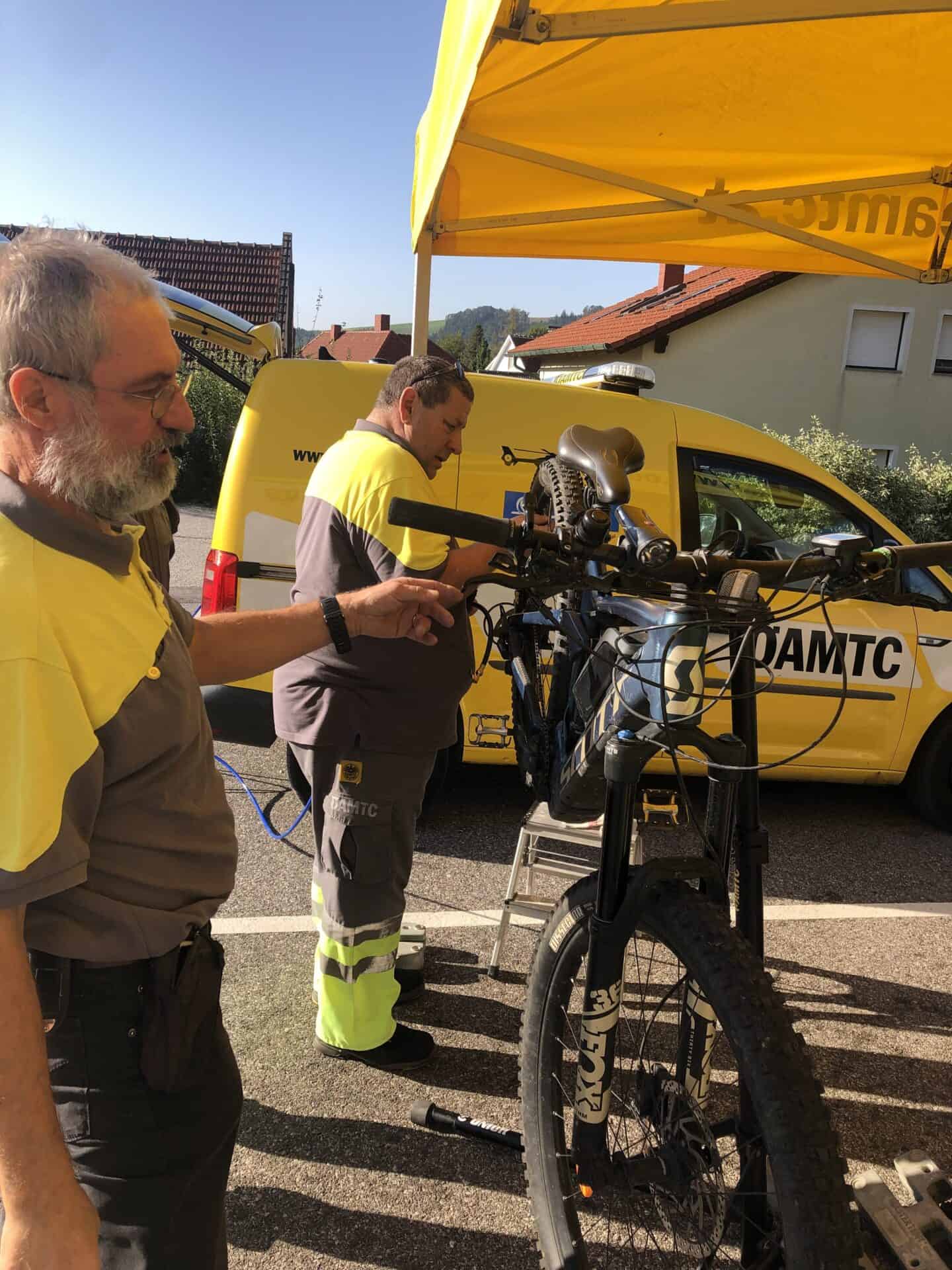 Radaktionstag mit Radreparatur