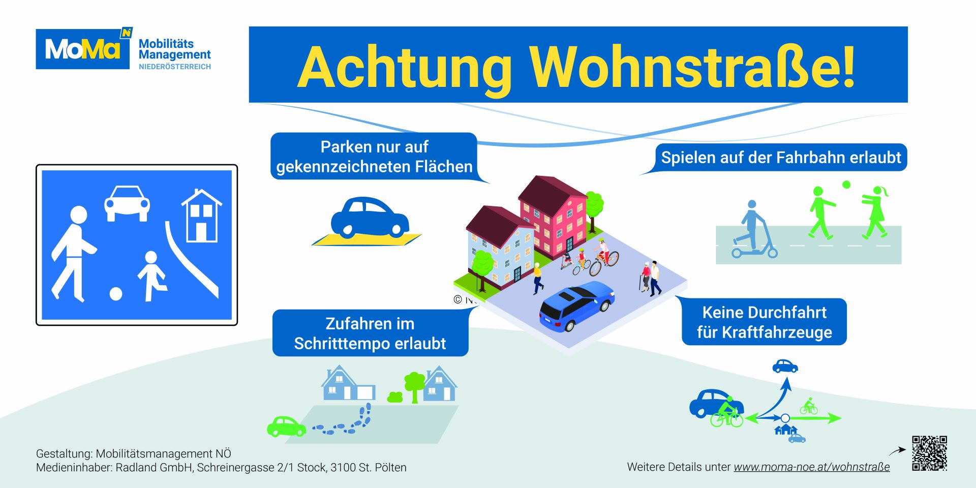 Zeigt den Inhalt vom Banner zur Wohnstraße