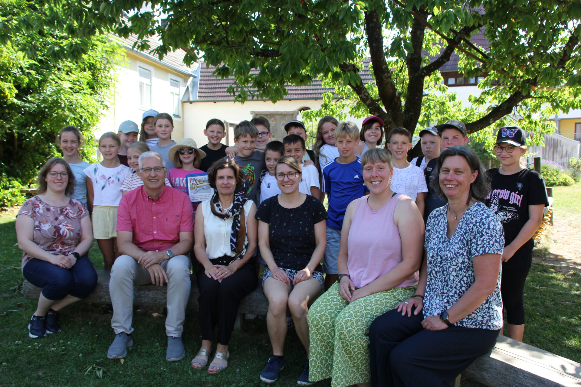 Gruppenfoto bei Mobilitätsschule in Rastenfeld